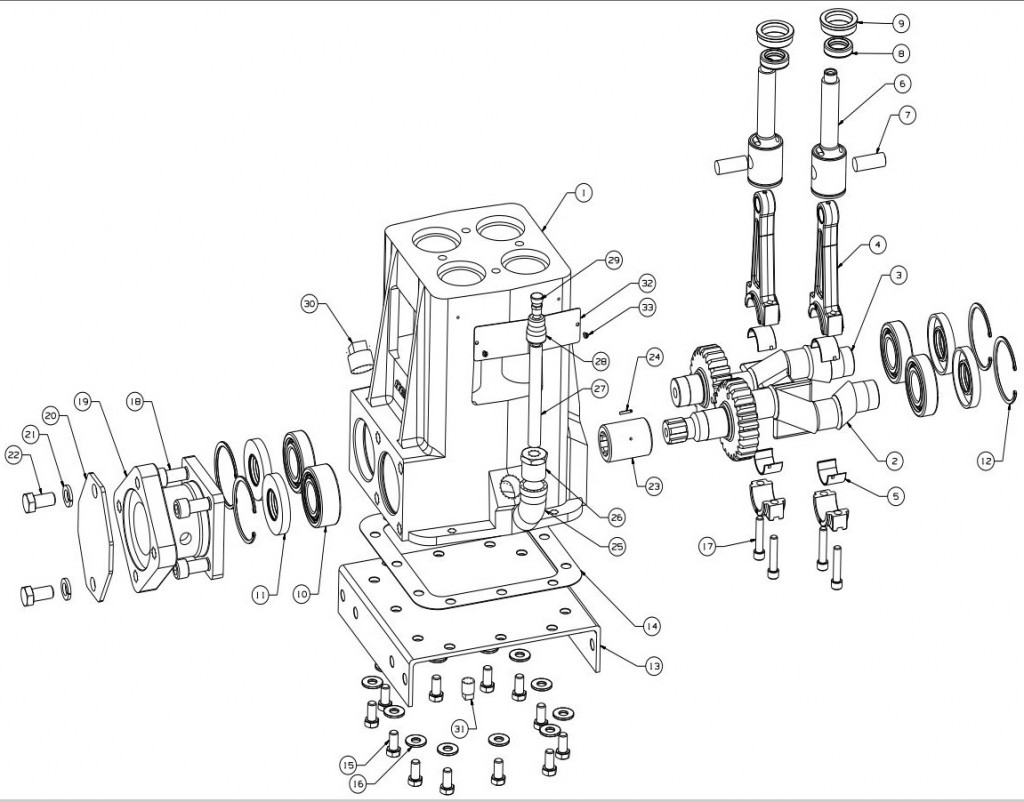 Dupagro_FMC_E04_Power_End_Drawing